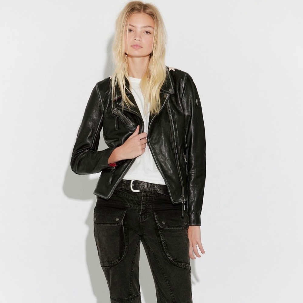 Mauritius Christy Leather Moto Jacket - Picture 13 of 16